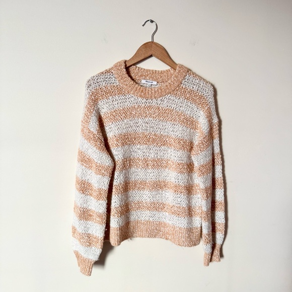 Madewell Baez Pullover Sweater in Stripe - Picture 4 of 13